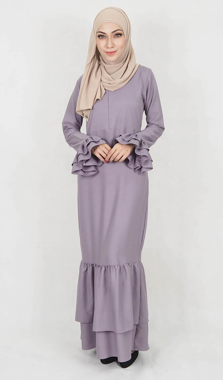 SW5120 Jubah (Breastfeed) Grey