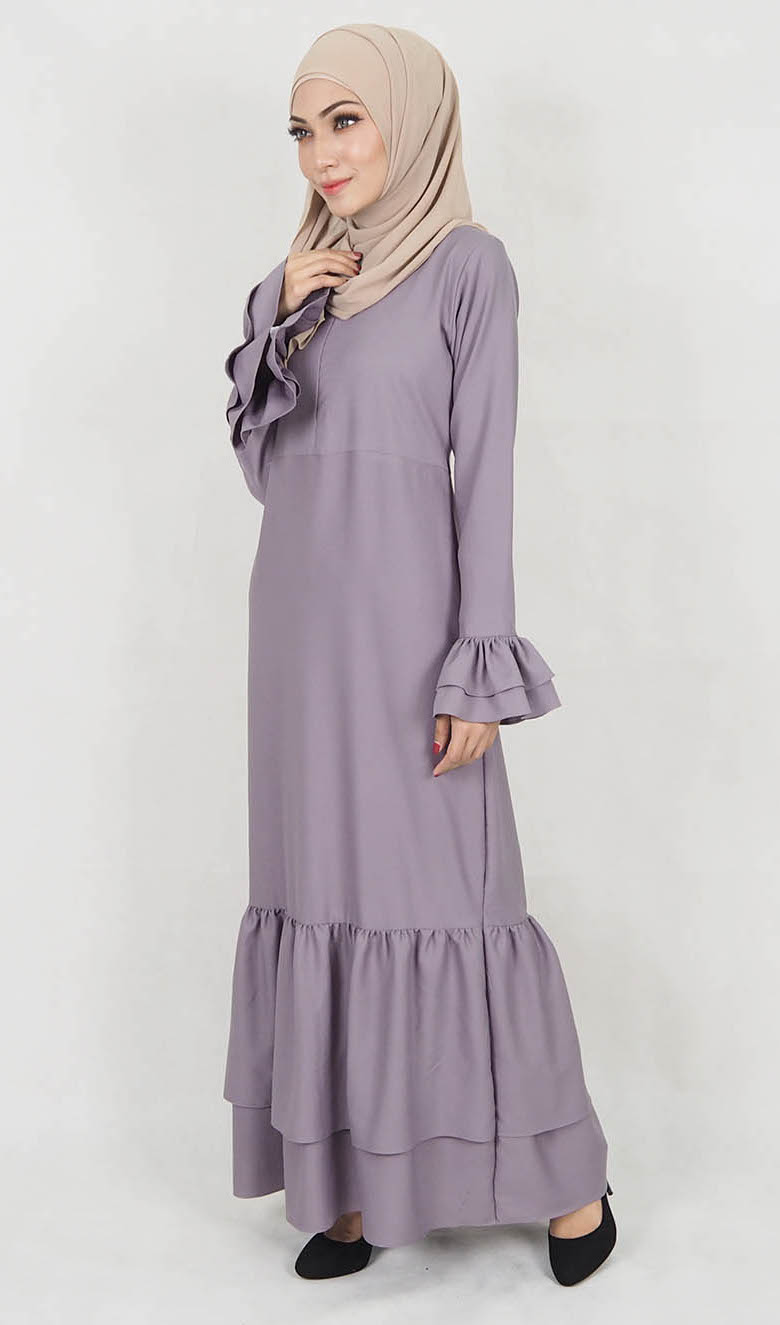 SW5120 Jubah (Breastfeed) Grey