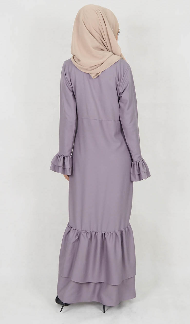 SW5120 Jubah (Breastfeed) Grey