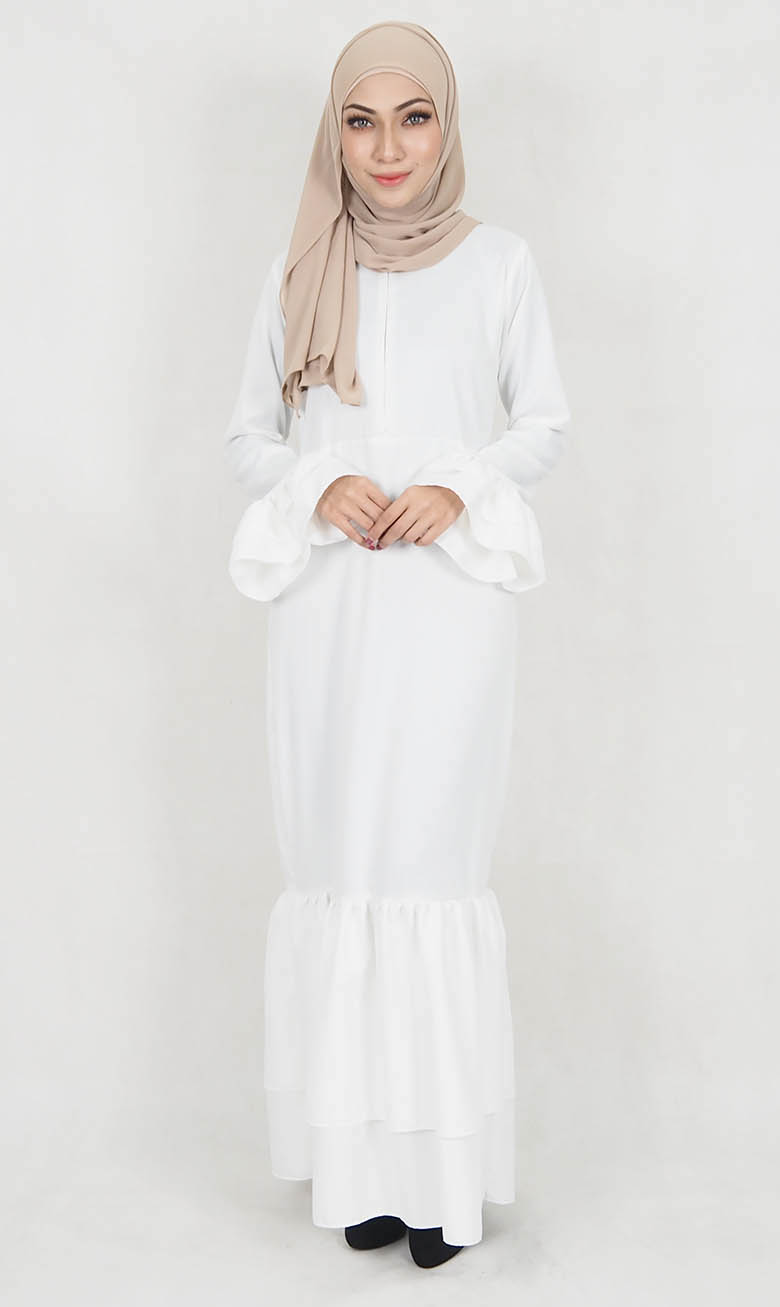 SW5120 Jubah (Breastfeed) White