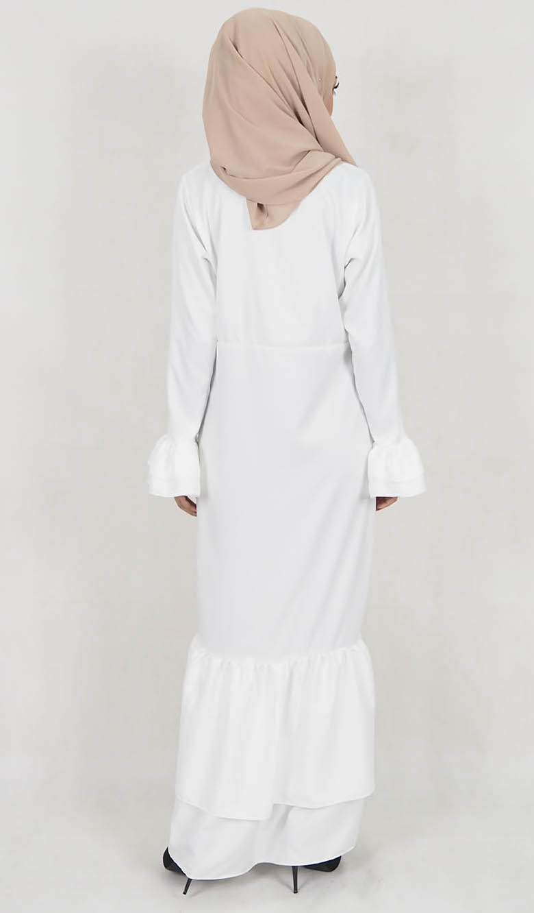 SW5120 Jubah (Breastfeed) White