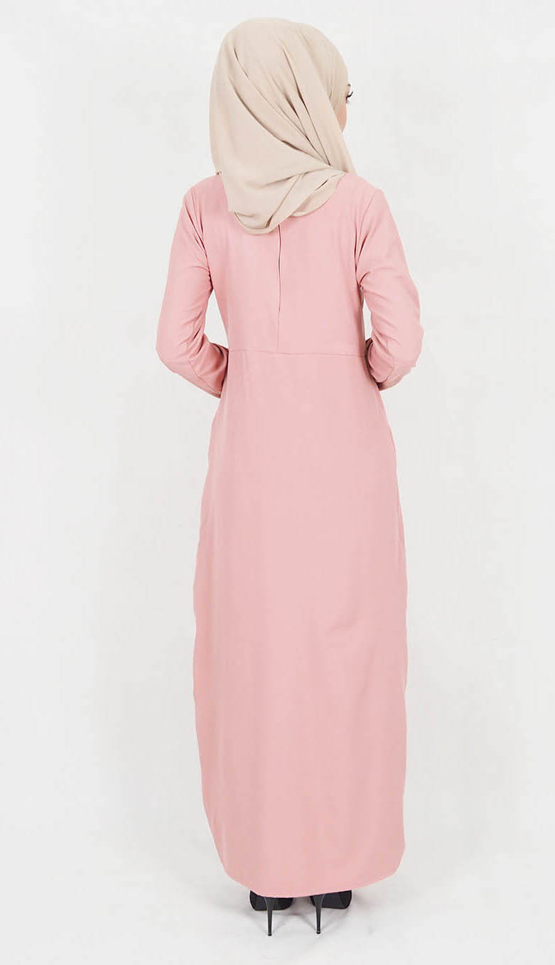 SW5121 Jubah (Breastfeed) Dusty Pink