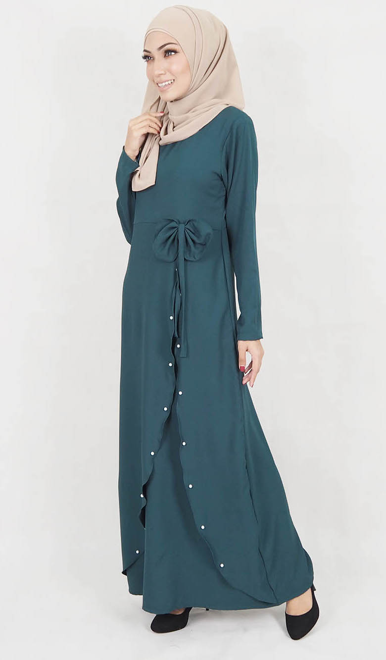 SW5121 Jubah (Breastfeed) Emerald Green