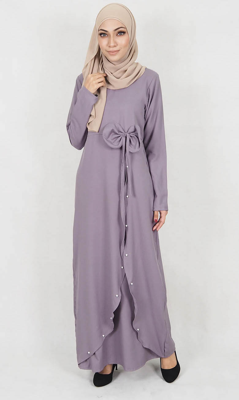 SW5121 Jubah (Breastfeed) Grey