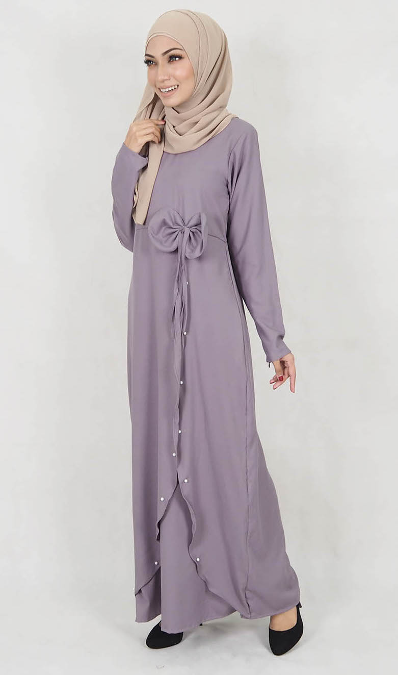 SW5121 Jubah (Breastfeed) Grey