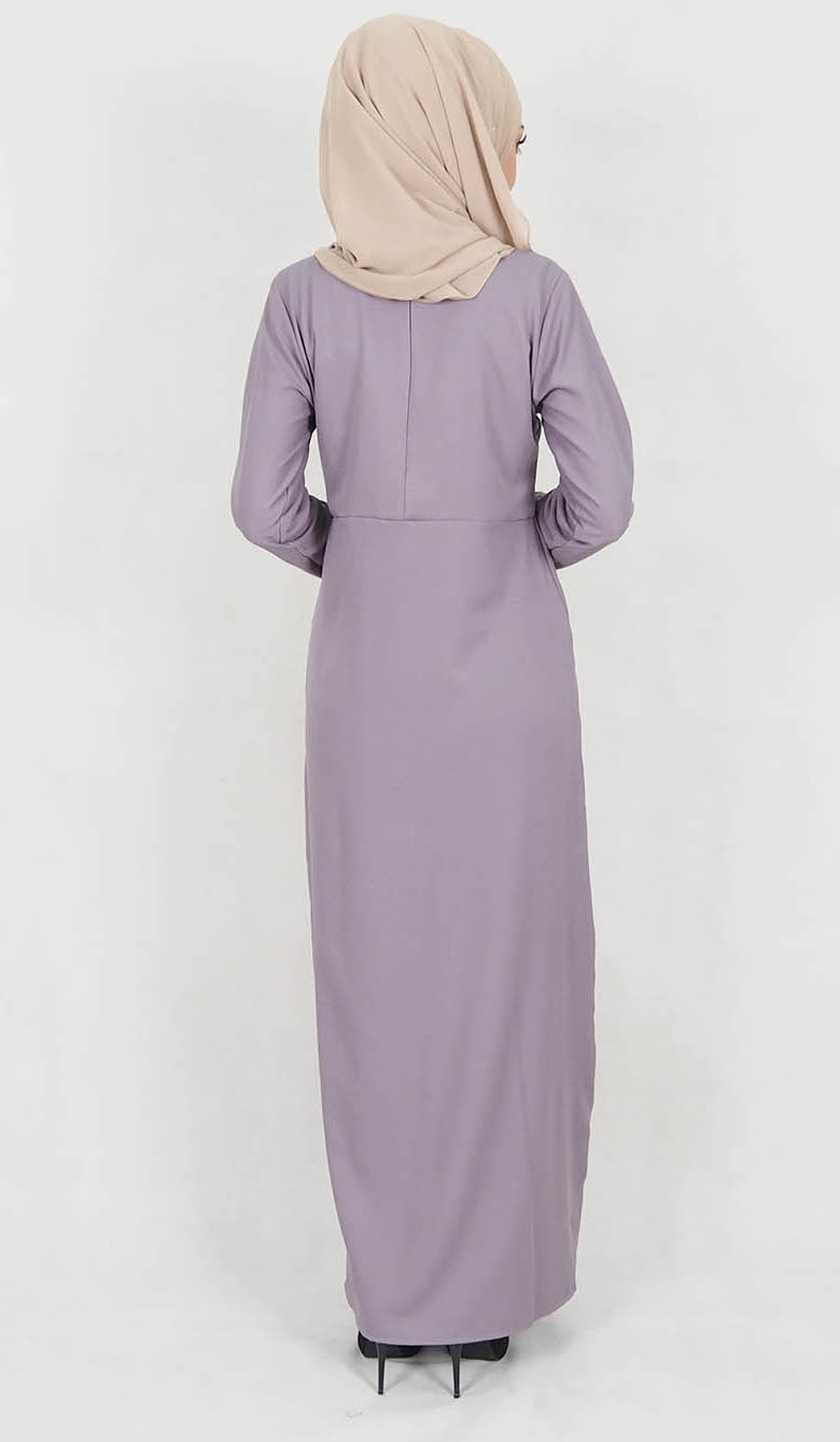 SW5121 Jubah (Breastfeed) Grey