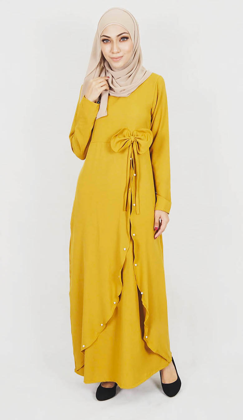 SW5121 Jubah (Breastfeed) Mustard