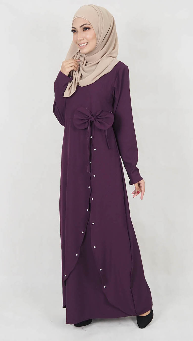 SW5121 Jubah (Breastfeed) Purple
