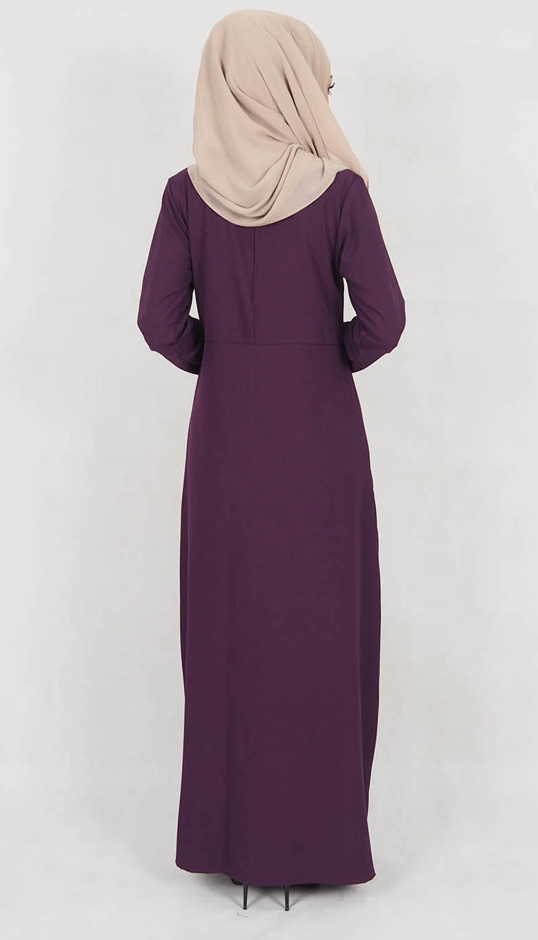 SW5121 Jubah (Breastfeed) Purple