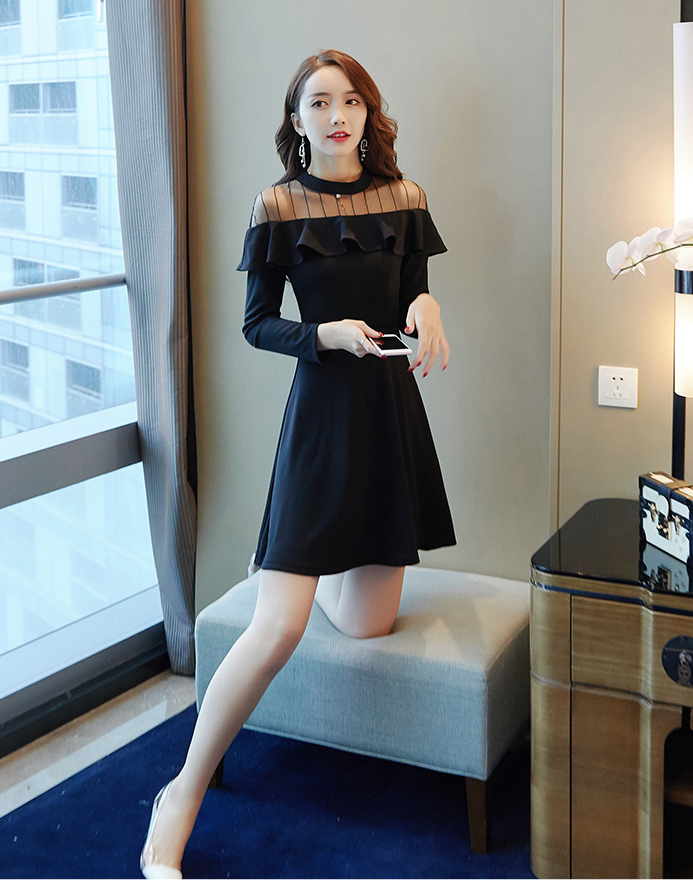 GW2293 Elegant Dress Black