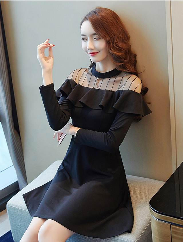 GW2293 Elegant Dress Black