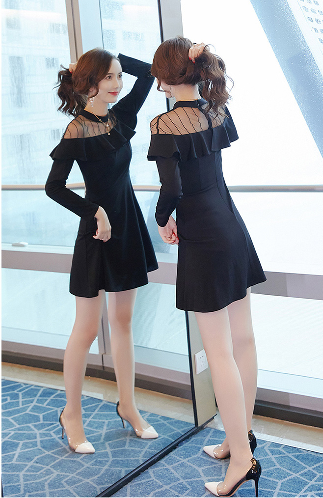 GW2293 Elegant Dress Black