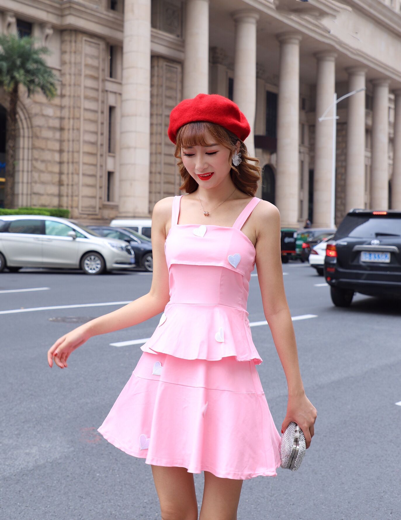 GW2302 Sweet Love Dress Pink