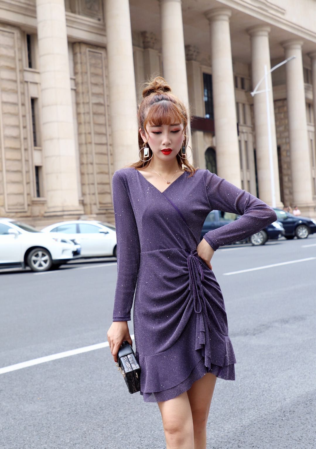 GW2303 Charming Dress Purple