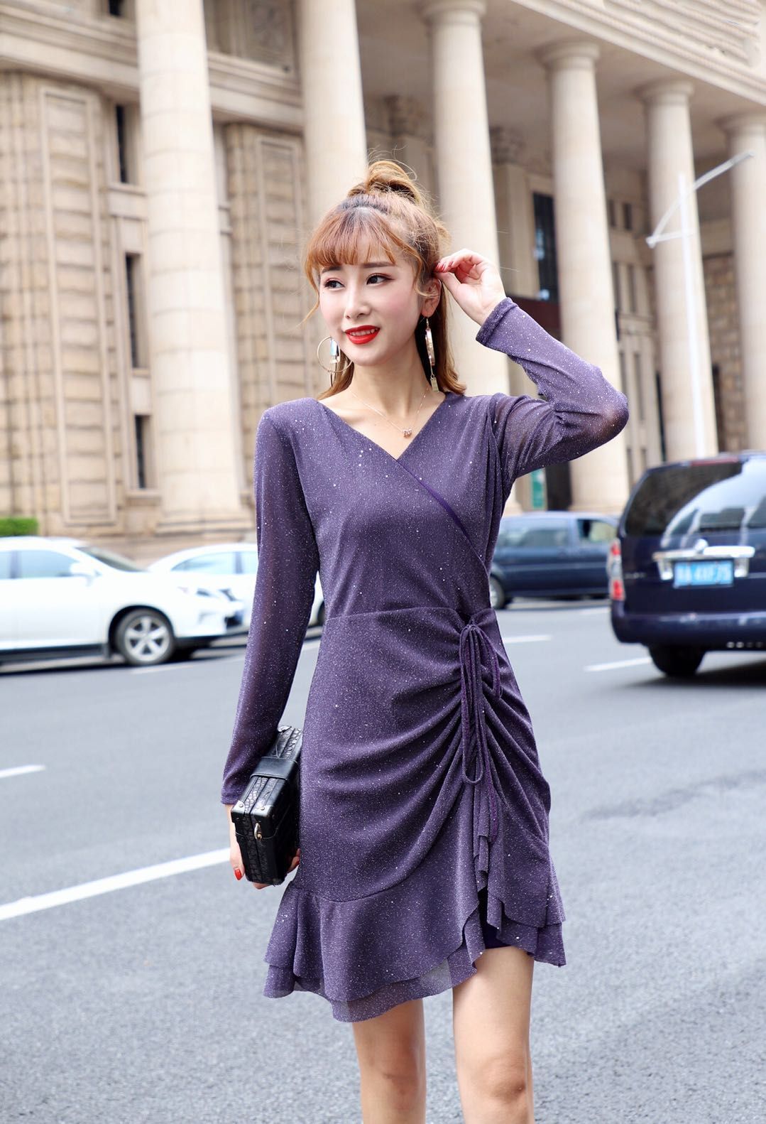 GW2303 Charming Dress Purple