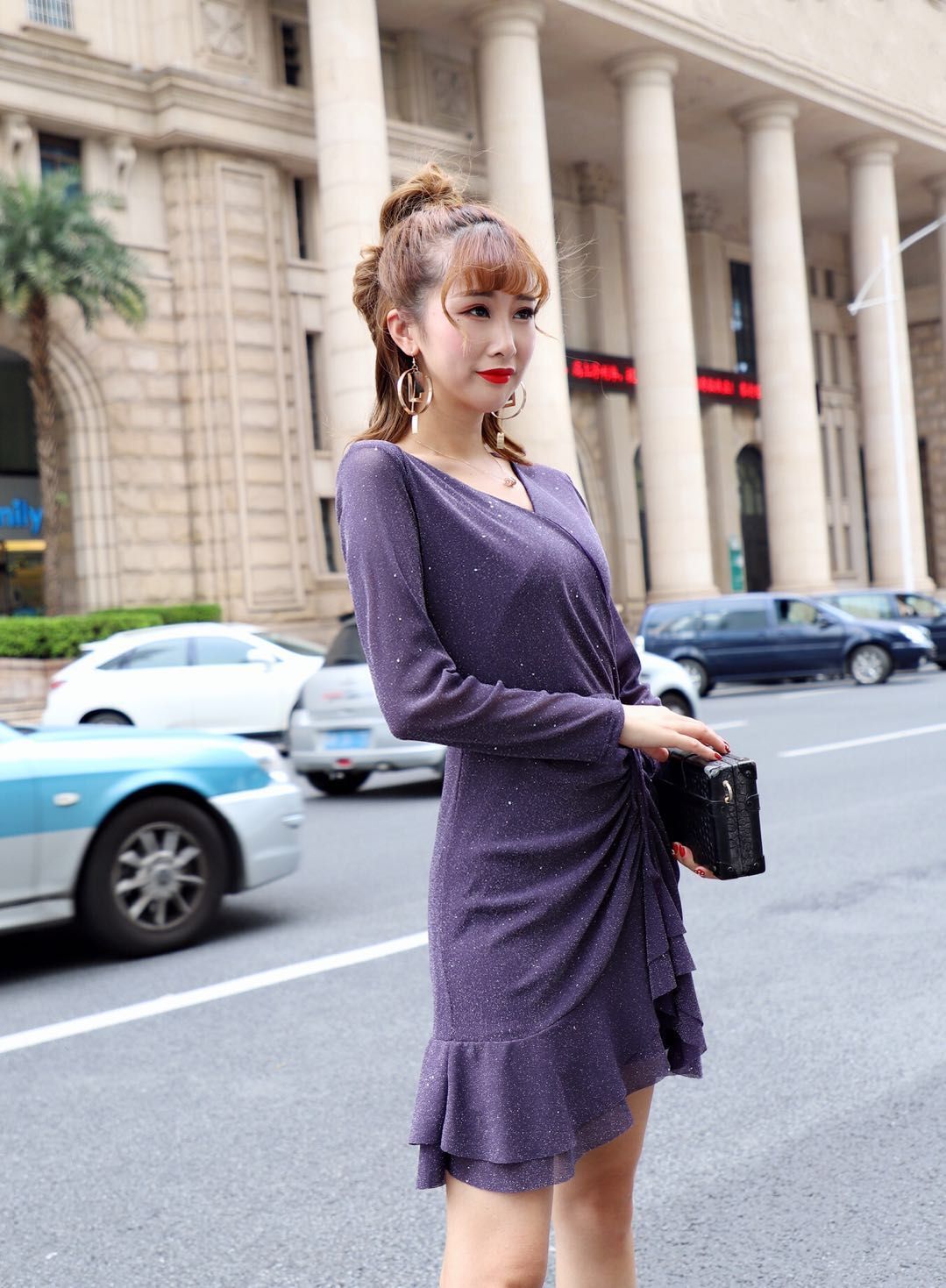 GW2303 Charming Dress Purple