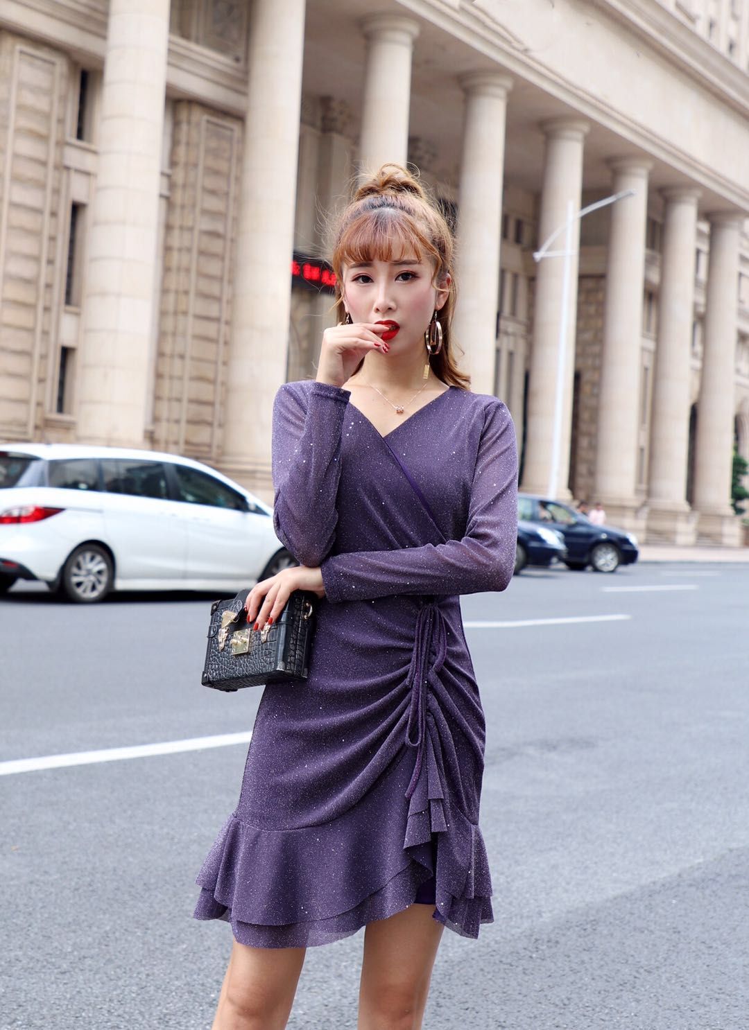 GW2303 Charming Dress Purple