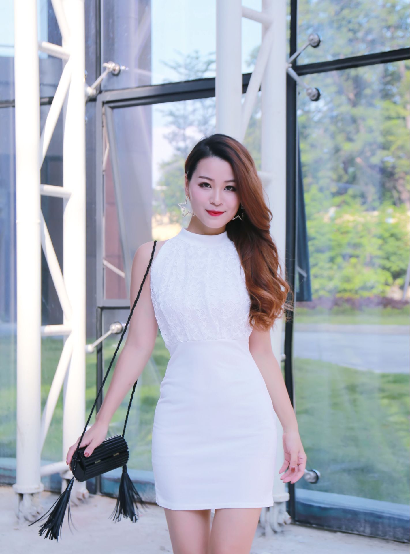 GW2312 Pretty Dress White