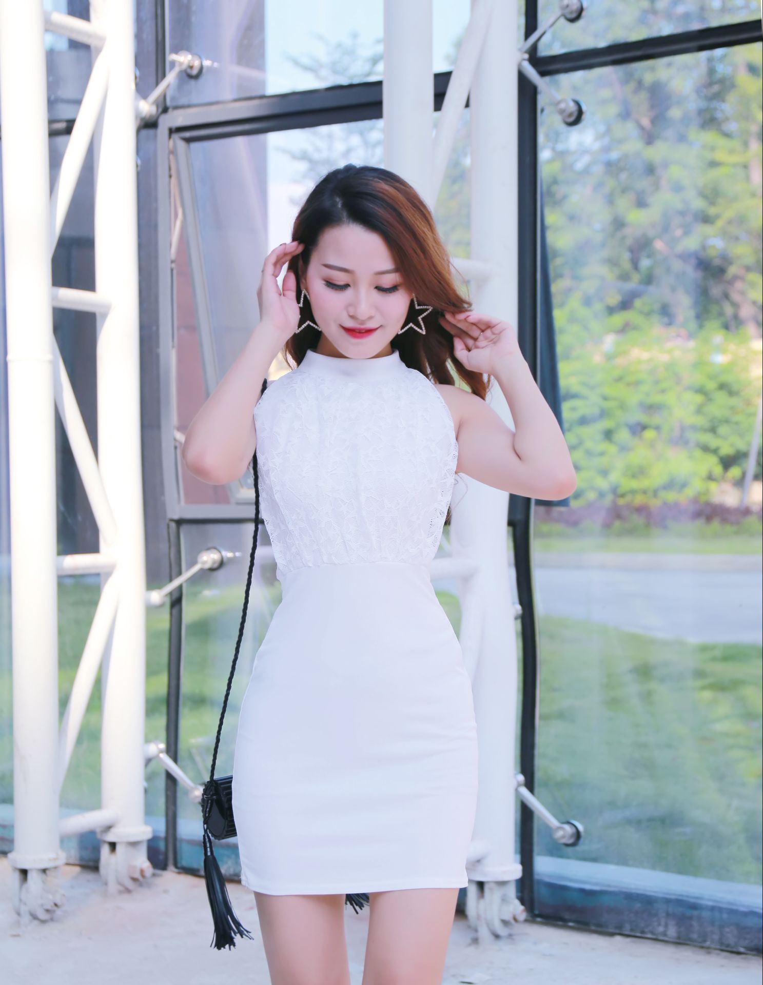 GW2312 Pretty Dress White