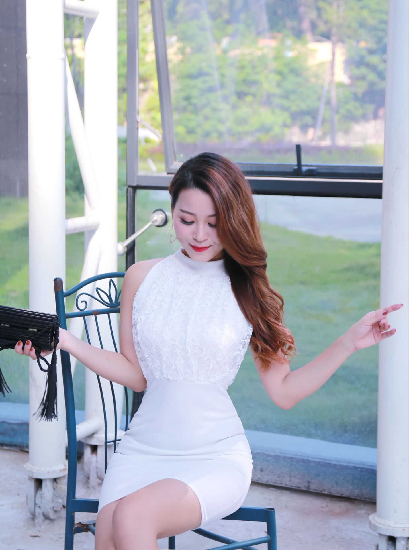 GW2312 Pretty Dress White