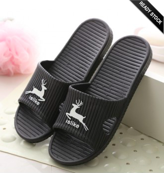 MW40077 UNISEX ANTI SLIPPERY BATHROOM SHOE-BLACK