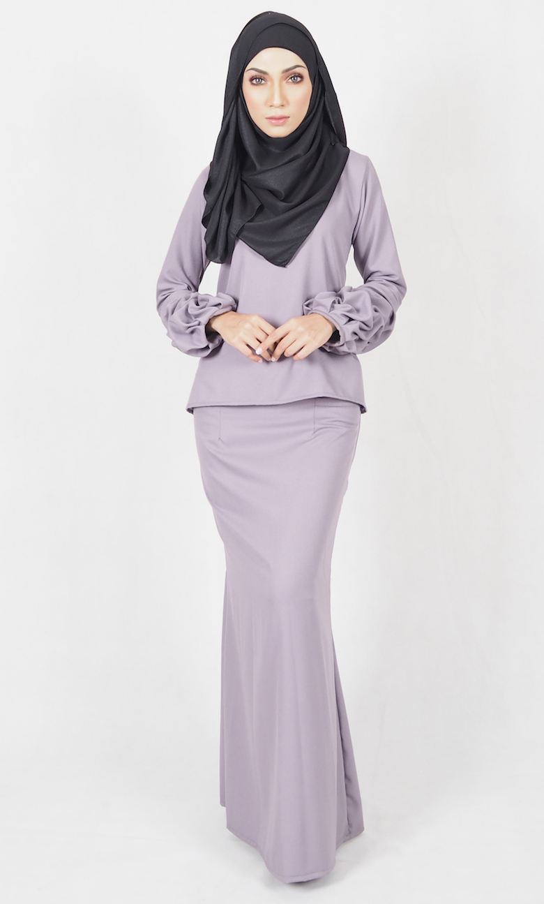 SW4524 Baju Kurung Grey