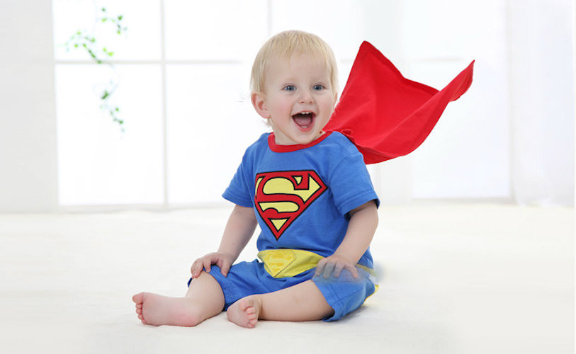 ST-599 Baby Romper Blue