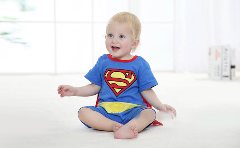 ST-599 Baby Romper Blue