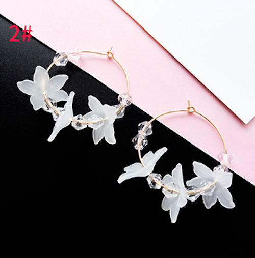 ST-605 Korea Fashion Earring Floral
