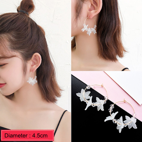 ST-605 Korea Fashion Earring Floral