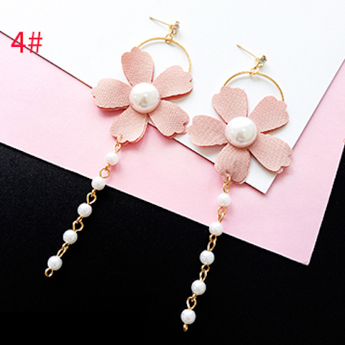 ST-607 Korea Fashion Earring Flower
