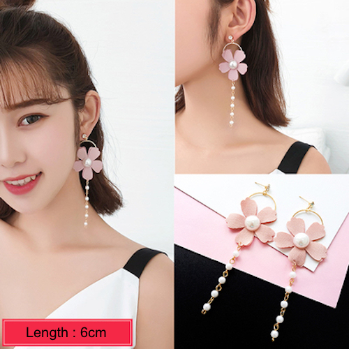 ST-607 Korea Fashion Earring Flower