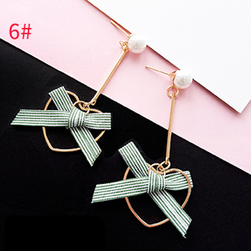 ST-608 Korea Fashion Earring Ribbon