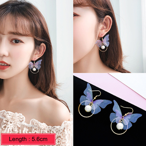 ST-611 Korea Fashion Earring Butterfly