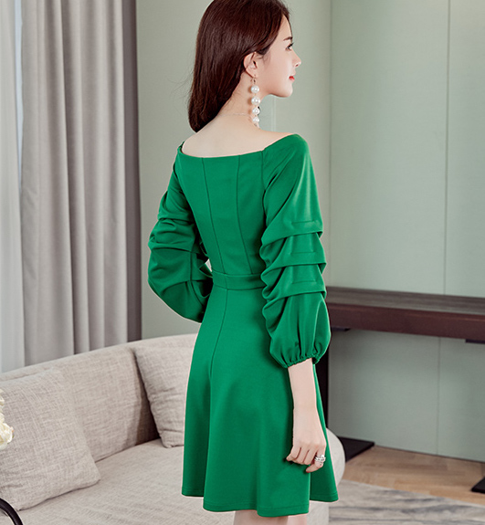 ST-614 Lovely Dress Green