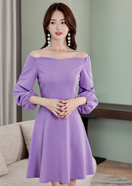 ST-614 Lovely Dress Purple