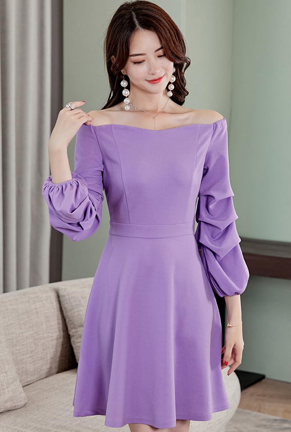 ST-614 Lovely Dress Purple