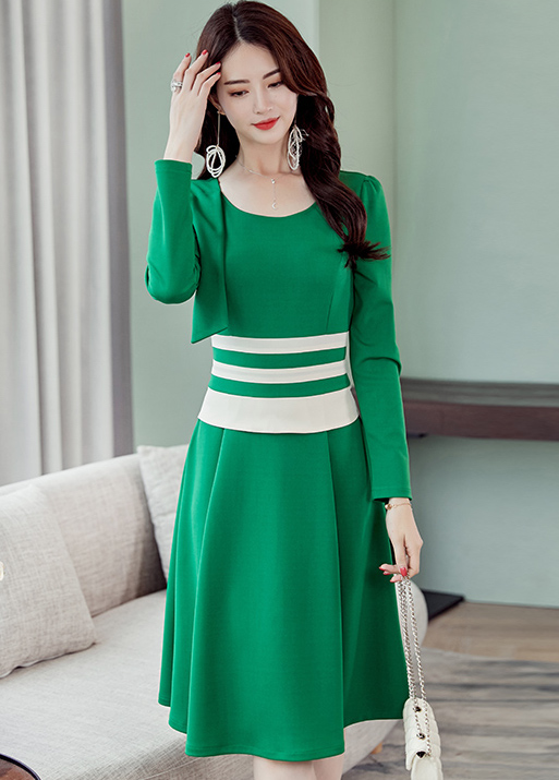 ST-615 Charming Dress Green