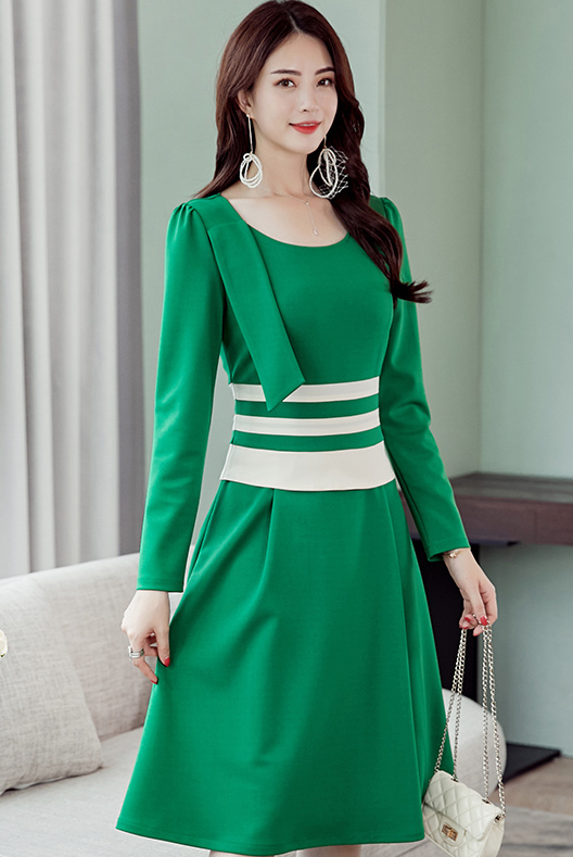 ST-615 Charming Dress Green