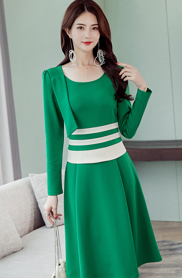 ST-615 Charming Dress Green