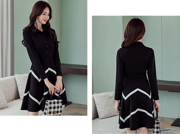 ST-617 Pretty Dress Black