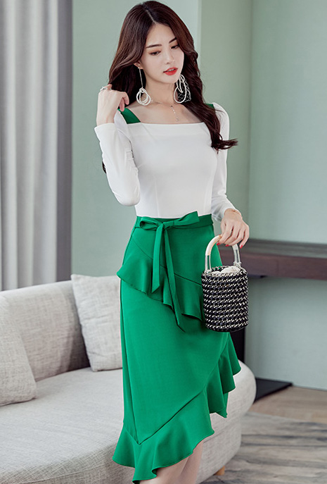 ST-619 Charming Dress Green