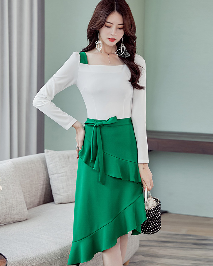 ST-619 Charming Dress Green