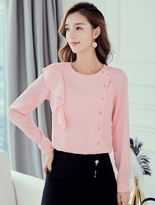 ST-621 Trendy Blouse Pink