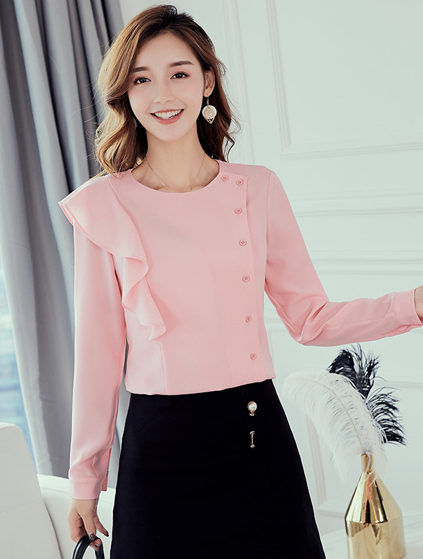 ST-621 Trendy Blouse Pink