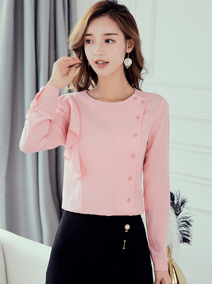 ST-621 Trendy Blouse Pink