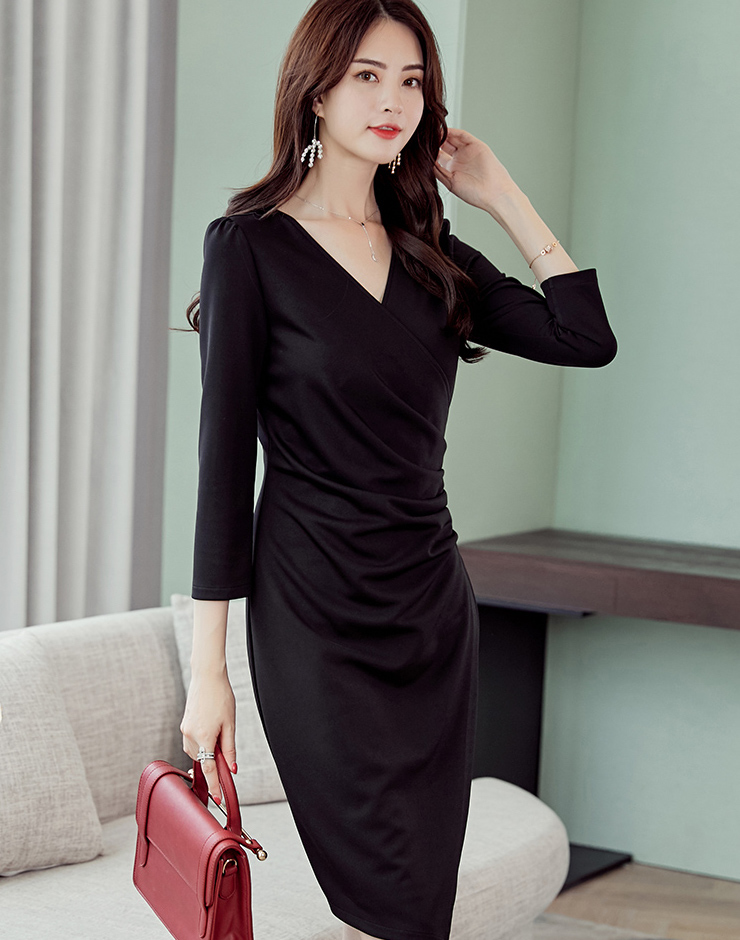 ST-623 Elegant Dress Black