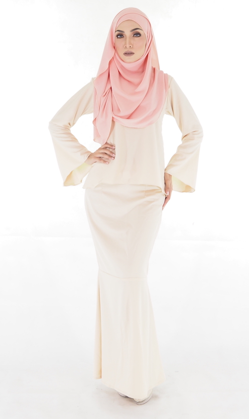 SW4020 Baju Kurung Cream