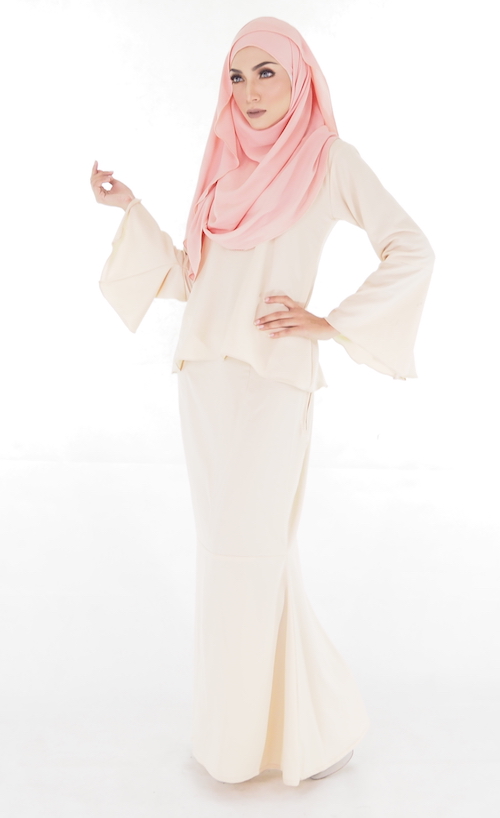 SW4020 Baju Kurung Cream