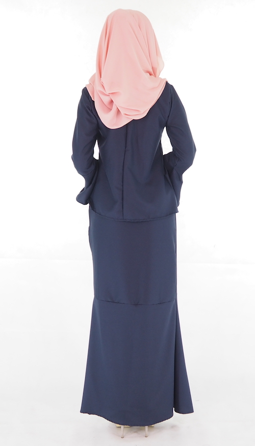 SW4020 Baju Kurung Dark Blue